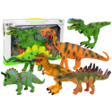 Dinosauruste figuuride komplekt, mudelid, 6 osa, tarvikud