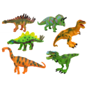 Dinosauruste figuuride komplekt, mudelid, 6 osa, tarvikud