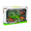Dinosauruste figuuride komplekt, mudelid, 6 osa, tarvikud