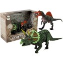 Dinosauruste figuuride komplekt Spinosaurus, Triceratops