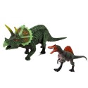 Dinosauruste figuuride komplekt Spinosaurus, Triceratops