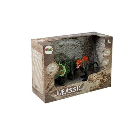 Dinosauruste figuuride komplekt Spinosaurus, Triceratops
