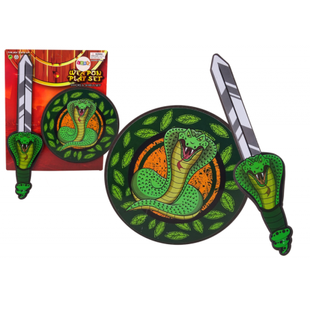 EVA vahtplastist rüütlikomplekt mõõk ja kilp