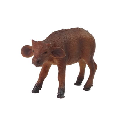 Kujukesed pühvel ja vasikas Aafrika loomaaia loomad