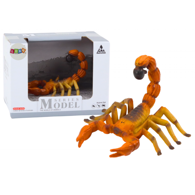 Kujukesed kõrbeskorpion Maailma loomad 8 cm