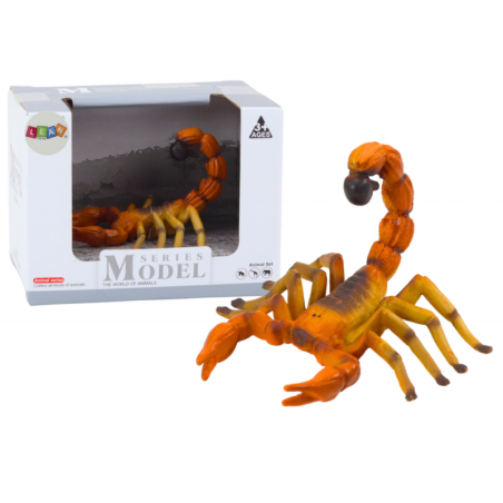 Kujukesed kõrbeskorpion Maailma loomad 8 cm