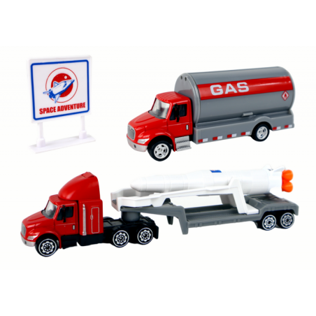 Figuuride komplekt Space Truck Rocket 15 El.