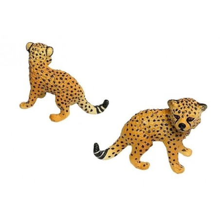 Gepard Harivad figuurid Metsloomad 4 tükki Savannah