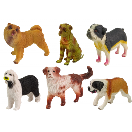 Koerakujukeste komplekt Tõugukoerad, 6 elementi