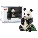 Kollektsionääri kujuke Suur Panda bambusega