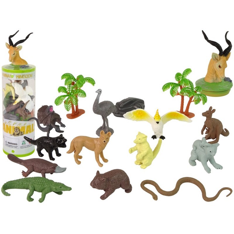 Komplekt Animals of Australia Figuurid 12tk. Tarvikud torus