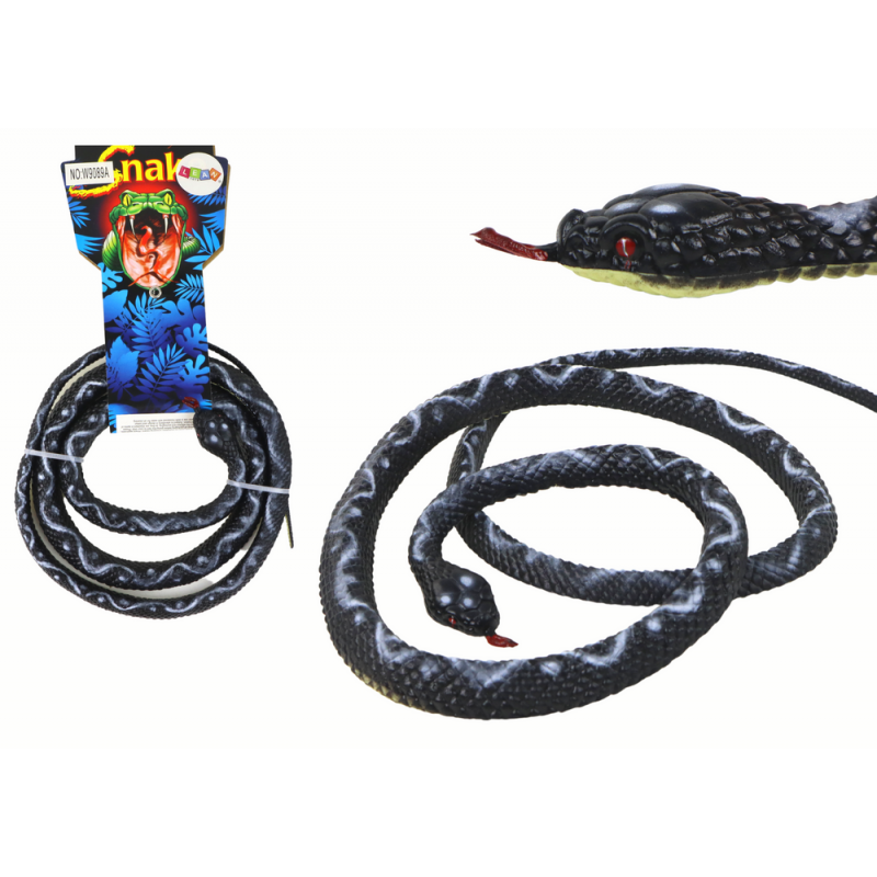 Tehiskummist Coral Snake must PVC