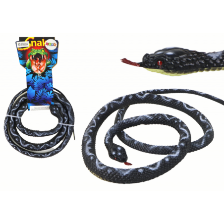 Tehiskummist Coral Snake must PVC