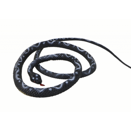 Tehiskummist Coral Snake must PVC