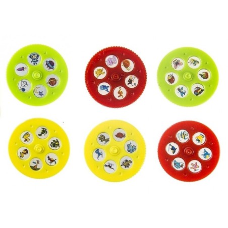 Projektoriga maalimine Lennuk Kids Loominguline laternakomplekt, slaidid 36 mustriga