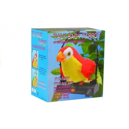 Talk Back Parrot – jäljendab teie häält ja helisid