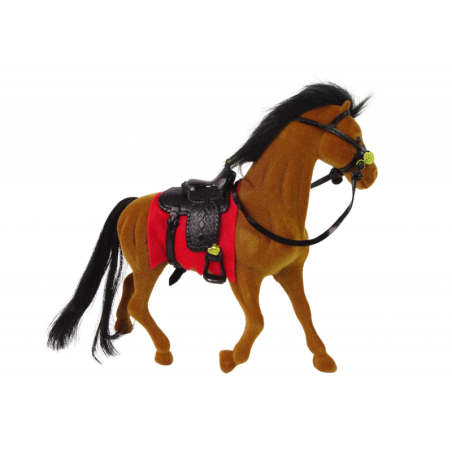 Pruun Velvet Hobune, punane Sadul kujuke