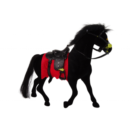 Velvet must hobune sadulaga