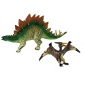 Stegosauruse, Pteranodoni dinosauruse kujukeste komplekt