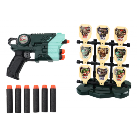 Vaht dinosaurused rohelise noole komplekt