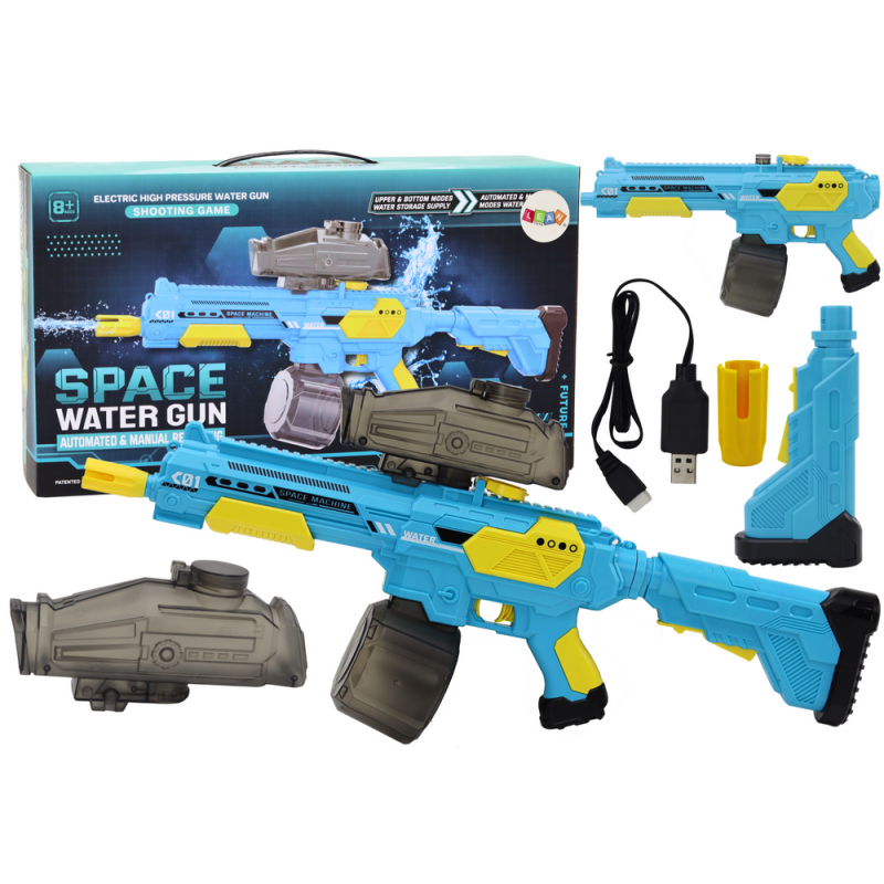Sinine automaatne juhtmeta veepüss M416
