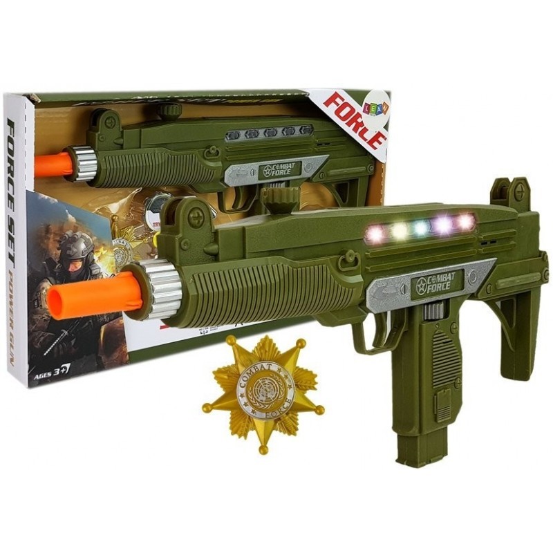 Sõjaväe komplekt Gun Sound Lights rinnamärk 37 cm