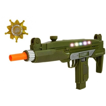 Sõjaväe komplekt Gun Sound Lights rinnamärk 37 cm