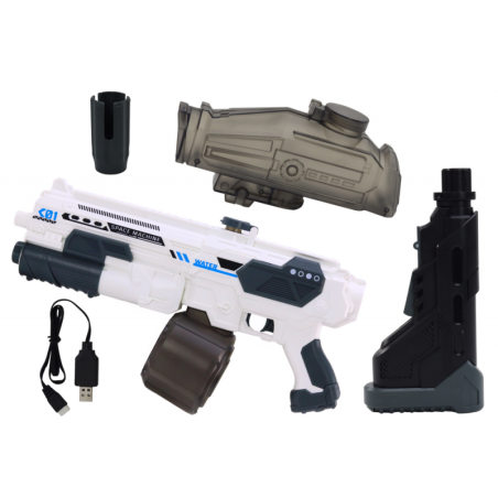 Valge automaatne juhtmeta veepüss M416