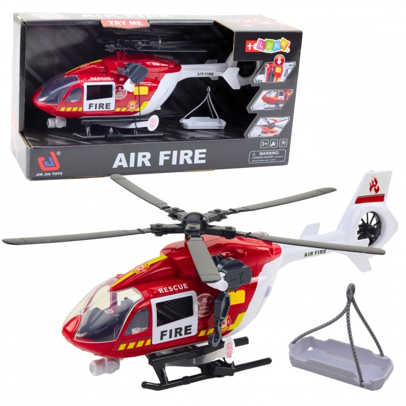Tuletõrje helikopter konksu kanderaamiga tuled helid 1:14