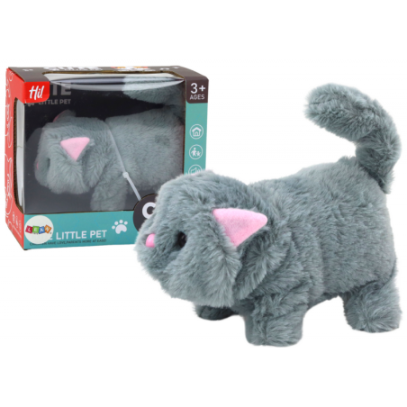 Plush interaktiivne kassipoeg kõnnib ja mjäub hall