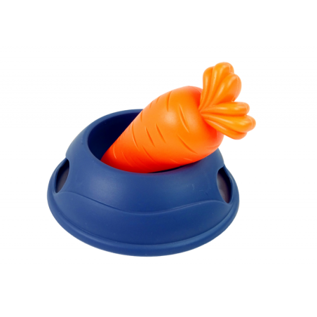 Interaktiivne jänku maskott valge porgand kauss