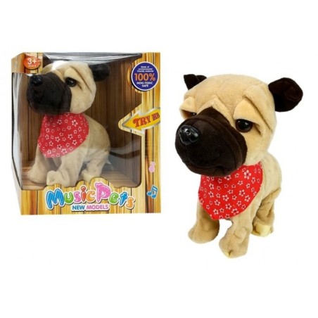 Interaktiivne jalutusrihmaga koer haugub liputab saba