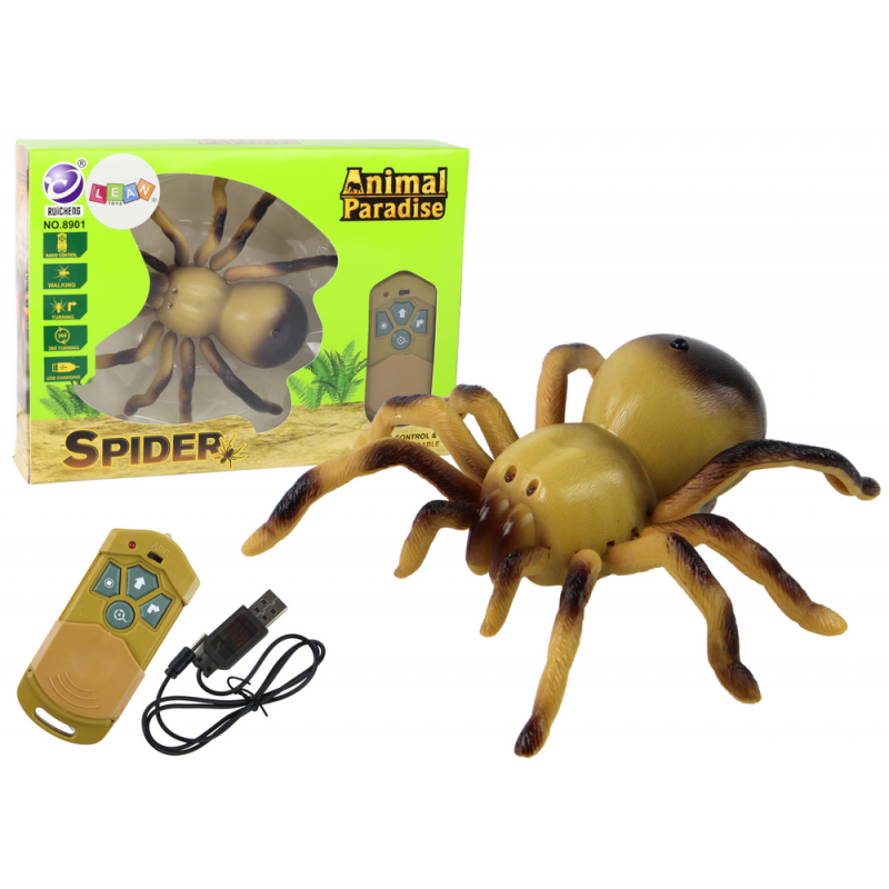 Kaugjuhitav Spider tarantula Remote R/C Kollane