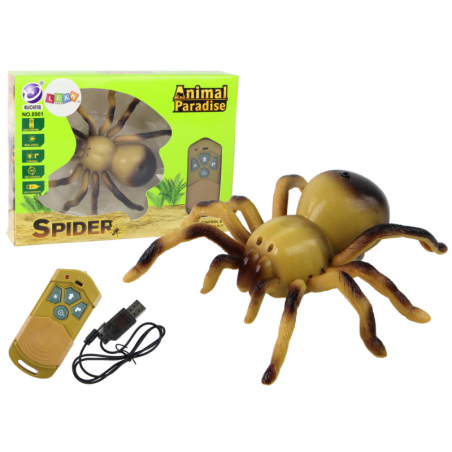 Kaugjuhitav Spider tarantula Remote R/C Kollane