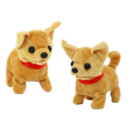 Plush interaktiivne koer beež