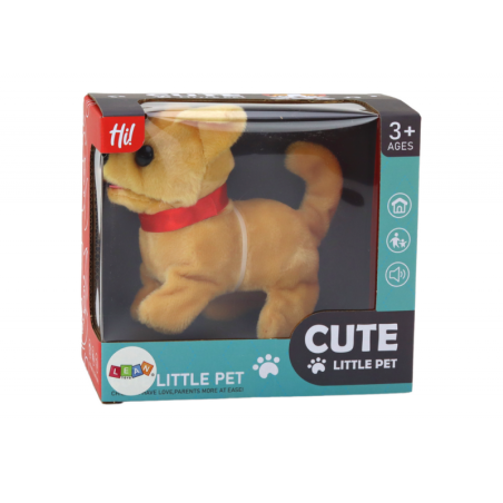 Plush interaktiivne koer beež