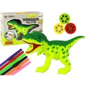Dinosauruse projektor markerite ja mallidega