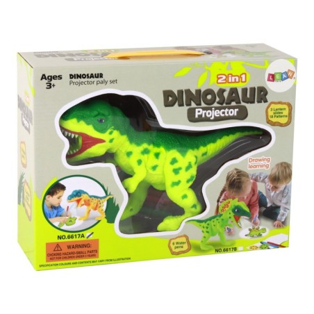 Dinosauruse projektor markerite ja mallidega