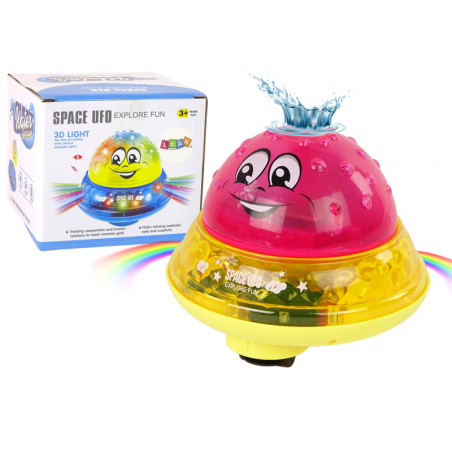 Vesipall UFO dioodid Rõõmsa muusikaga roosa