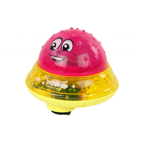 Vesipall UFO dioodid Rõõmsa muusikaga roosa