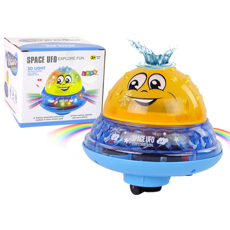 Vesipall UFO dioodid Rõõmsa muusika kollane
