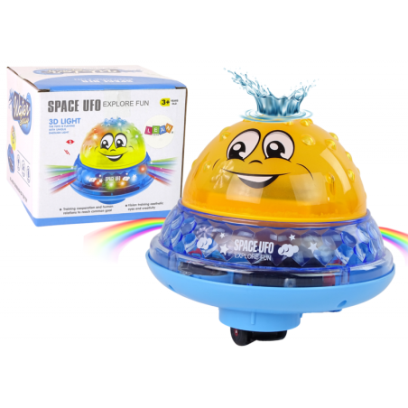 Vesipall UFO dioodid Rõõmsa muusika kollane