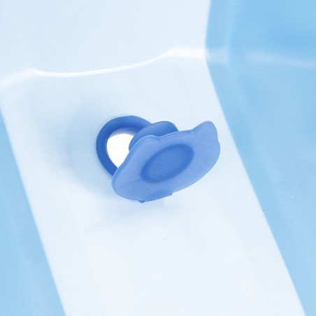 Kokkupandav lastevann äravooluga, sinine