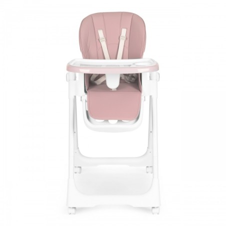 Söögitool reguleeritava kõrgusega, ökonahast, rihmad, topeltkandik, roosa