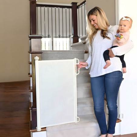 Turvavärav, 180 cm, kaitse treppidele ja ustele, beež