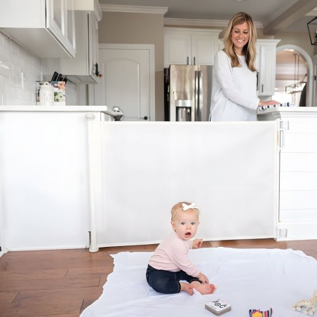 Turvavärav, 180 cm, kaitse treppidele ja ustele, beež