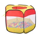 Kuusnurkne pop-up pallimeri telk + 100 palli