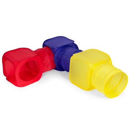 Laste telk mänguväljak 6-osaline tunnelite ja kuubikute komplekt