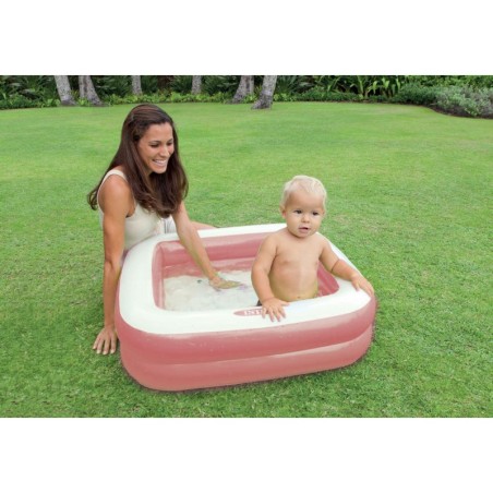 Täispuhutav lastebassein, heleroosa, INTEX, PVC 0,25 mm, 57 l