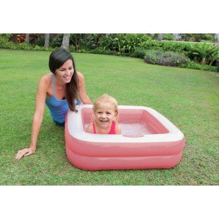 Täispuhutav lastebassein, heleroosa, INTEX, PVC 0,25 mm, 57 l